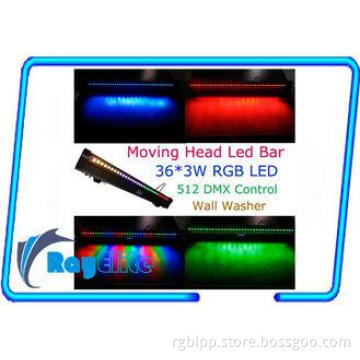 Indoor 3 in 1 RGB LED pixel bar , Linear Wall Washer with f